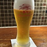 チャイナひめは菜 - ドリンク写真:キリン一番搾り 生