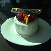日本料理 「風花」 コンラッド東京 - お誕生日ケーキ