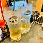 鉄神 - 梅酒のソーダ割り