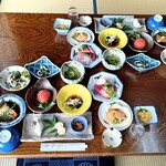 民宿　みやの - 料理写真:圧巻の晩ご飯✨️！