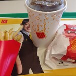 マクドナルド - ドリンク写真:メキシカンタコスチーズチキンセット コカ・コーラ