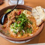 みそ屋 田所商店 - 山椒味噌ラーメン+大盛り+炙りチャーシュー1枚。