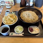 生そば あずま - 料理写真:"かき揚げ丼セット"1,078円♪