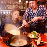 Kyuushuu Choushu Torizono Roppongi - ZONO「それではスープを注がせて頂きます！」