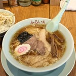 青梅ラーメン マルフル食堂 - 料理写真:ワンタン麺¥980、ネギライス¥300