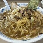 とんこつラーメン めんくい - ■とんこつ＋煮バラ＋ネギ¥1,200