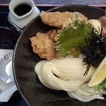瀬戸内製麺710 - とり玉天ぶっかけ＆穴子天（H27.4.16）