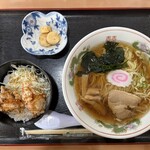 鶏笑 - 料理写真:ラーメンセット