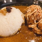 ほんやら洞 - スパイシーチキンカレー、1,200円。