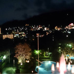 有馬グランドホテル - お部屋から見える夜の庭園