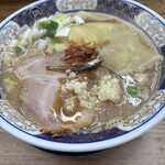 すごい煮干ラーメン凪 - 料理写真:煮干しラーメンにニンニクトッピング。