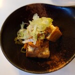 なすの - 厚揚げ納豆