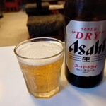 なすの - スーパードライ中瓶 もちろん冷タン