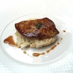 レストラン アラジン - フォアグラのポワレ　マデラワインソース　パルミジャーノのリゾット　毎回感心する素晴らしさ 2015-4