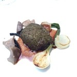 レストラン アラジン - 鴨胸肉の蕗の薹包み焼き  この取り合わせは想定外　2015-4