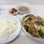 阡楽 - 料理写真:♪うまいからたべたいザァー菜豚肉ライス¥980