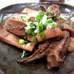 元祖立ち飲み屋 - イカのわた焼き￥230円