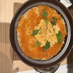 よし紀 - ウニとイクラ土鍋ご飯3,500円