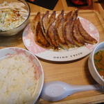 Oosakaoushou - 餃子定食（７９０円）