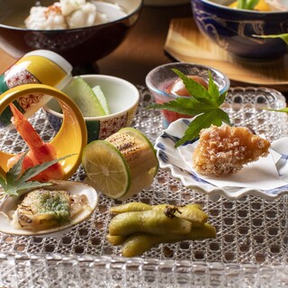 三崎の新鮮魚介x信州の旬の味覚を楽しむ会席