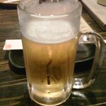 Kushigembekkan - 生ビール、、ちょいと飲んじゃいました（＾＾）