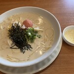 スープパスタ コジロー - イカめんたいのスープパスタ・リゾット用に粉チーズハーフプラス