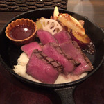 Itamae Sakaba Moiccho - 厚切り牛タンの”やわらか”鉄板ステーキ