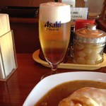 カレーバー・ガク - ランチビール