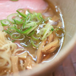らぁ麺や 汐そば雫 - ネギとメンマ  '15 2月中旬