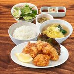 香港夜市 - 料理写真:唐揚げ定食