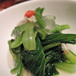 海辺のダイニング KISAMA - 旬の島野菜とアロエのおひたし　ズームアップ