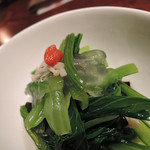 海辺のダイニング KISAMA - 旬の島野菜とアロエのおひたし　ズームアップ