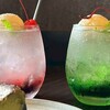 いこい珈琲 - ドリンク写真:クリームソーダ(ザクロ/パッション/ブルーキュラソー/メロン)