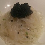 開化亭 - キャビアの冷製のビーフン