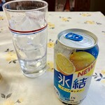 味の店にわ - 缶レモンチューハイ