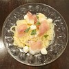 cafe Jeudi - 桃とモツァレラの冷製パスタ