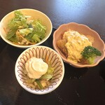 味彩 sowaka - サラダ・白身魚のフライ・野菜の白和え