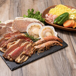 デジキューBBQテラス - 料理写真:海鮮セット 1人前