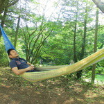 パンデカフェファリーヌ - ハンモックで寝てる。