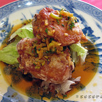 東光 - 定食　手羽の油淋鶏　