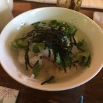 天然鯛だし茶漬け（だし入れました）