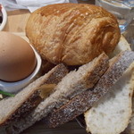 ル パン コティディアン - ゆで卵とパン