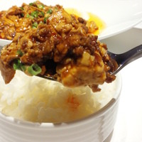 四川名菜 川府 - 挽肉は少な目で豆腐を味わう仕様です