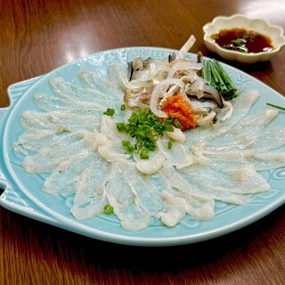 おかもと鮮魚店  - 料理写真:ふく刺身　一人前