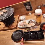 炭火焼肉ホルモンくう - ホルモン呑み〜♪