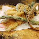 福助 - 穴子の天ぷら（穴子と野菜）数量限定 1650円