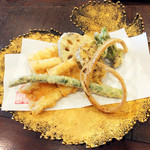 福助 - 穴子の天ぷら（穴子と野菜）数量限定 1650円