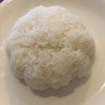 SIAM - ライスは少なめで。タイ米かに思いました。