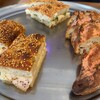 F to BREAD - 左から時計回りに　ゴマかサンド、Q太郎、うめーのケン太子