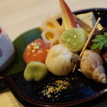 やちく - 前菜　5000円コース『2015.4月再訪』